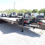2025 Diamond C PX212 102″x 30′ 25.9k Pintle Ring Hitch Equipment Trailer With MAX Ramps Stock#299813 – Spencer Trailers