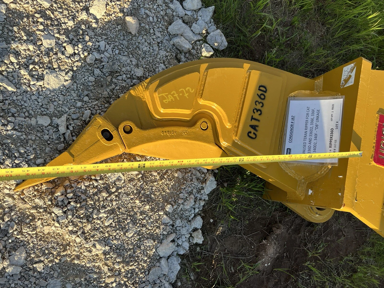 Cat 336d ripper Frost Tooth Excavator 90 100 MM Pins New Caterpillar Teran 336