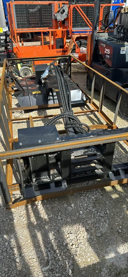new skid steer boom brush mower