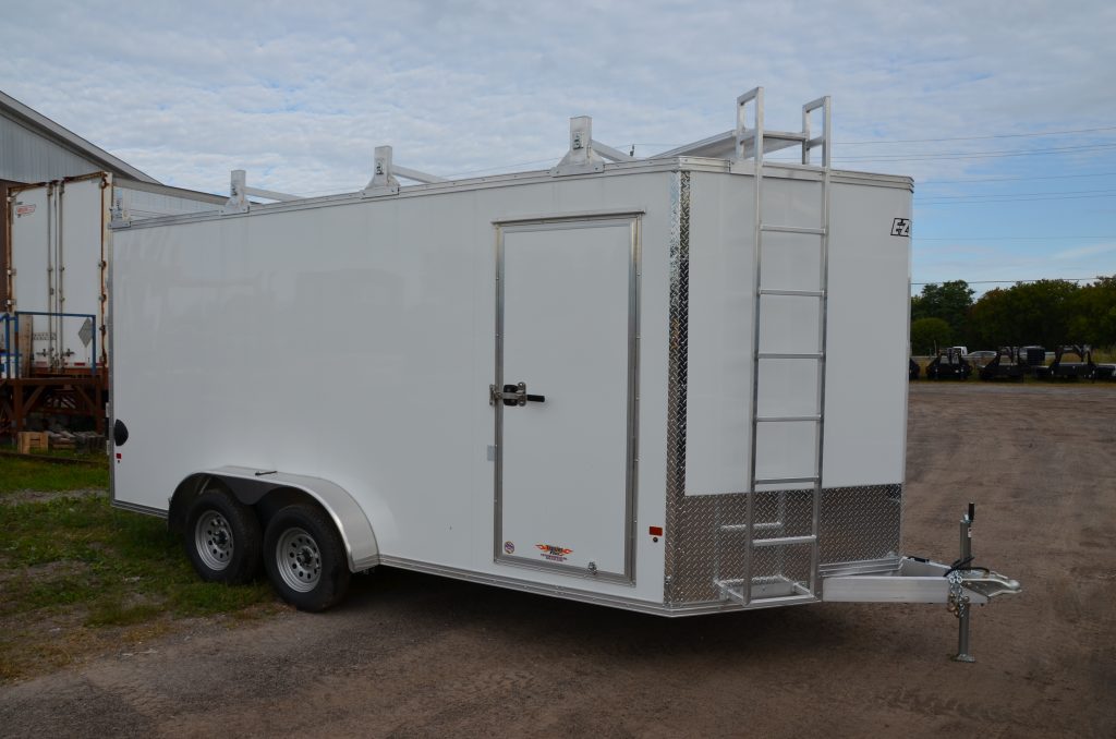 2023 Mission Trailers 7×16 Aluminum Contractor Trailer